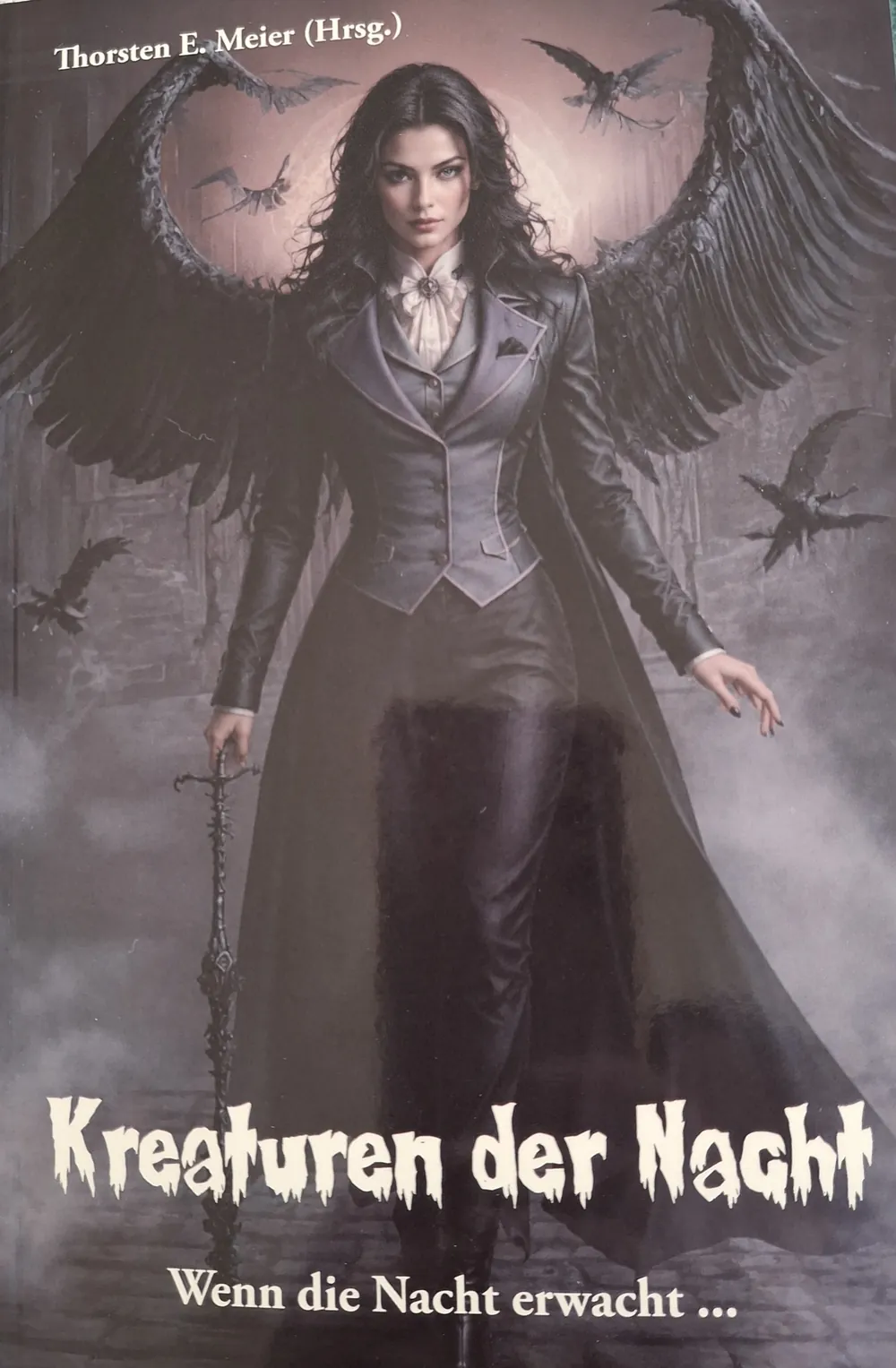 Buchumschlag der Anthologie „Kreaturen der Nacht“, Band 2